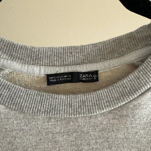 Zara Collection Long Grey Sweater Dress - Picture 4 of 6